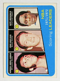1972-73 Topps #171 Kareem Abdul-Jabbar/John Havlicek/Nate Archibald LL (EXMT)