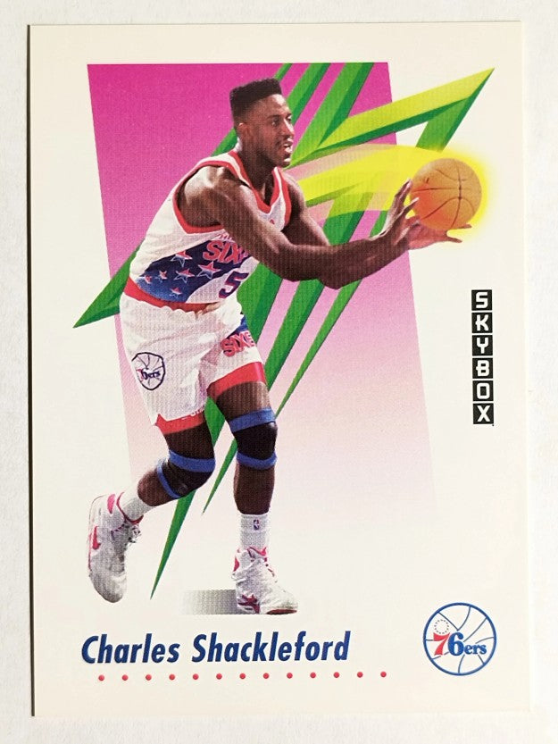 1991-92 SkyBox #639 Charles Shackleford