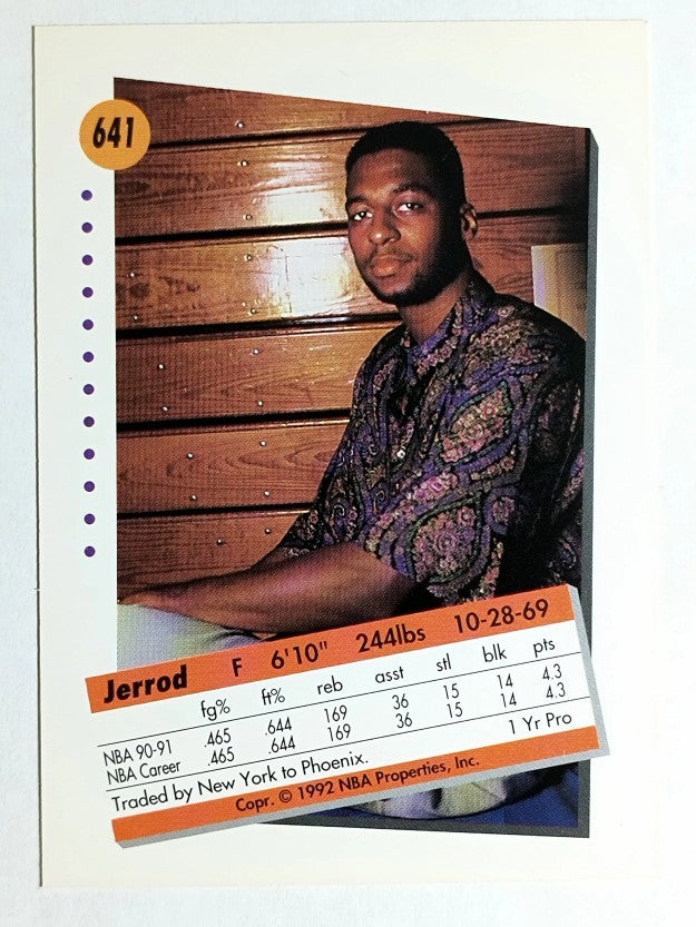 1991-92 SkyBox #641 Jerrod Mustaf