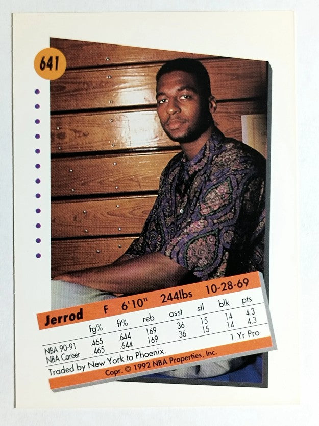 1991-92 SkyBox #641 Jerrod Mustaf