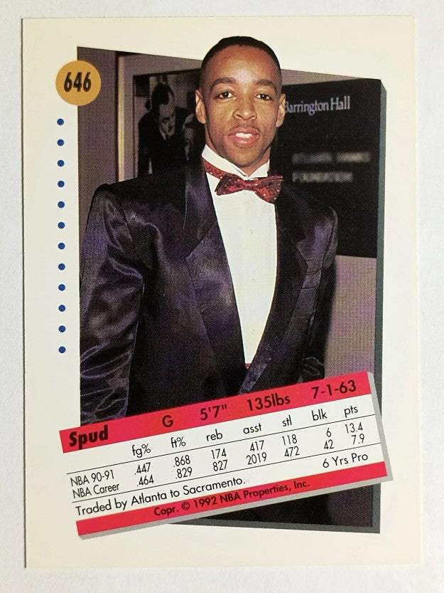 1991-92 SkyBox #646 Spud Webb