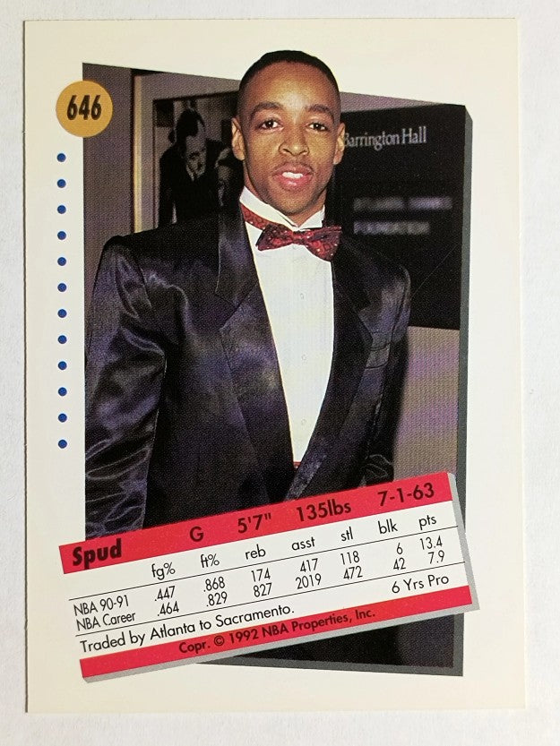 1991-92 SkyBox #646 Spud Webb
