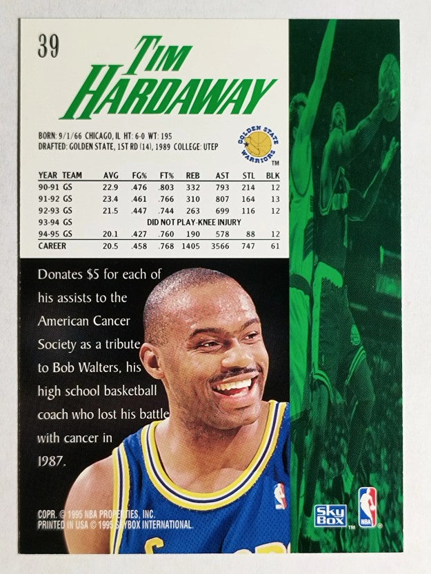 1995-96 SkyBox Premium #39 Tim Hardaway