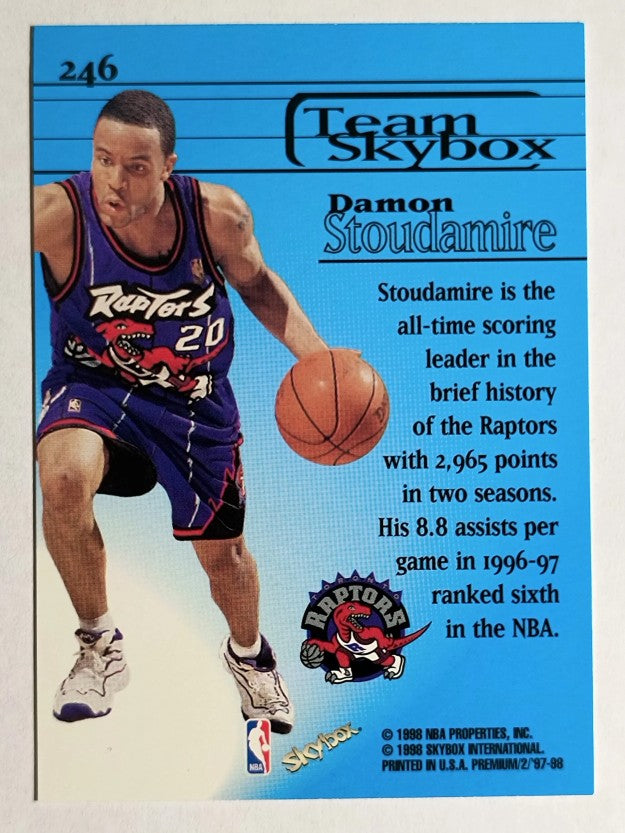 1997-98 SkyBox Premium #246 Damon Stoudamire TS