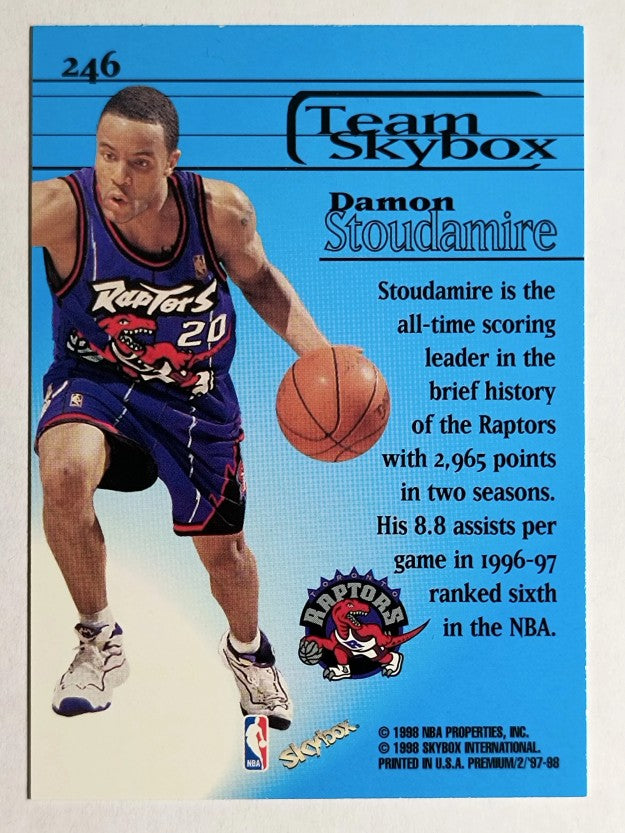 1997-98 SkyBox Premium #246 Damon Stoudamire TS