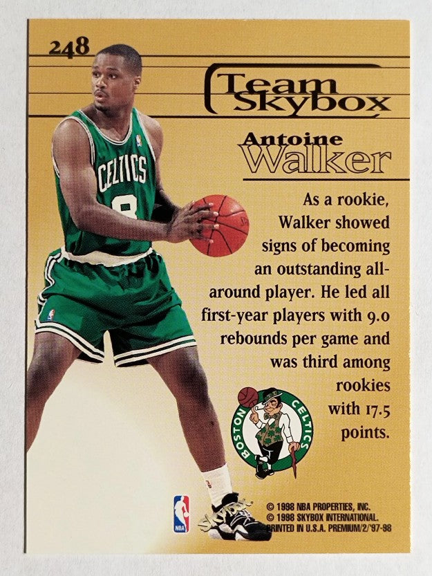 1997-98 SkyBox Premium #248 Antoine Walker TS
