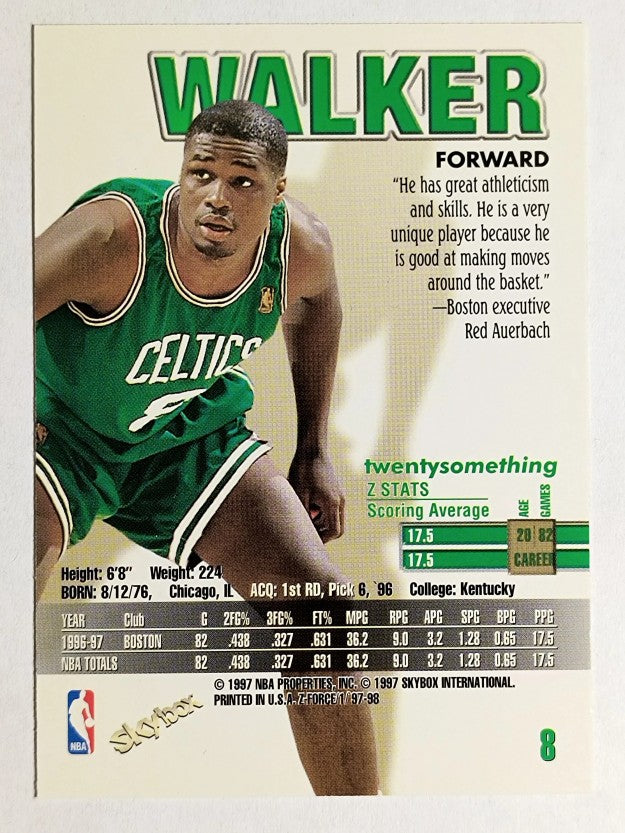 1997-98 Z-Force #8 Antoine Walker