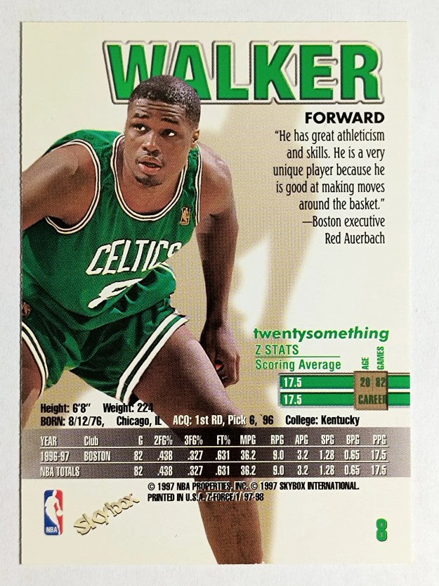 1997-98 Z-Force #8 Antoine Walker