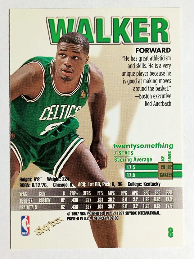 1997-98 Z-Force #8 Antoine Walker