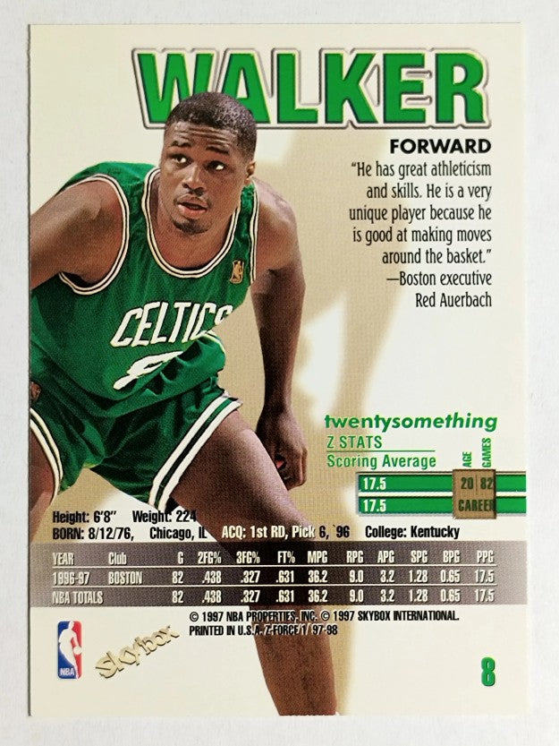 1997-98 Z-Force #8 Antoine Walker