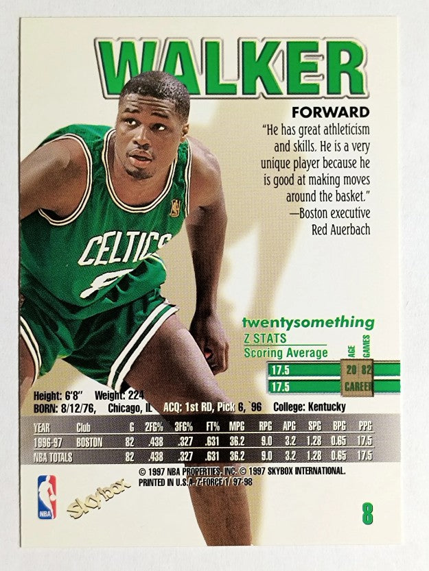 1997-98 Z-Force #8 Antoine Walker