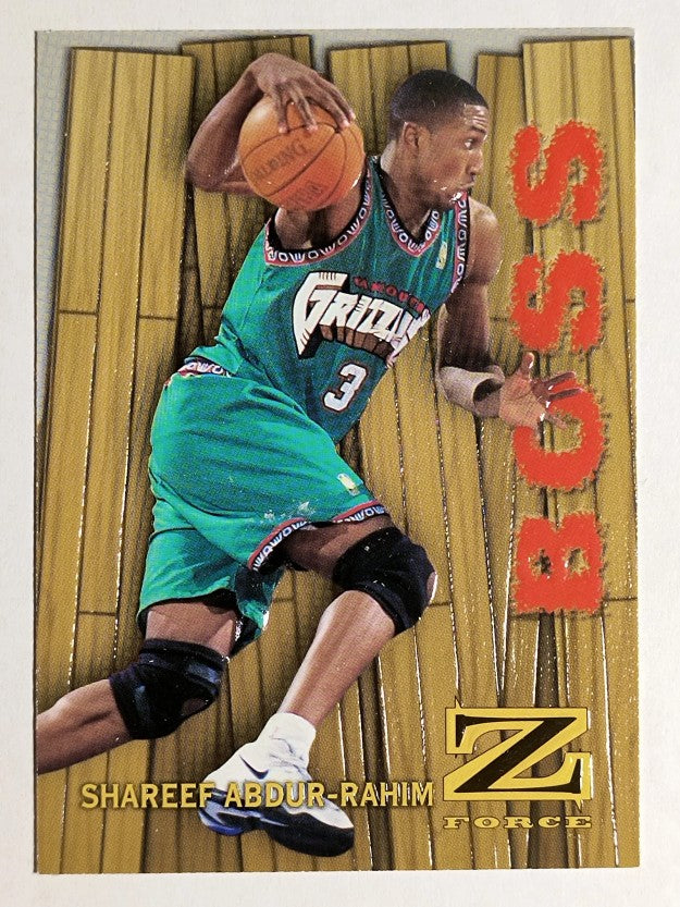 1997-98 Z-Force Boss #1 Shareef Abdur-Rahim
