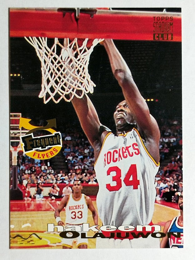 1993-94 Stadium Club #348 Hakeem Olajuwon FF