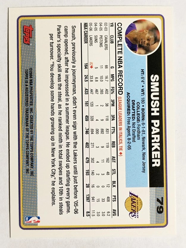 2006-07 Topps #79 Smush Parker