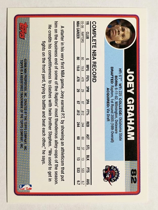 2006-07 Topps #82 Joey Graham