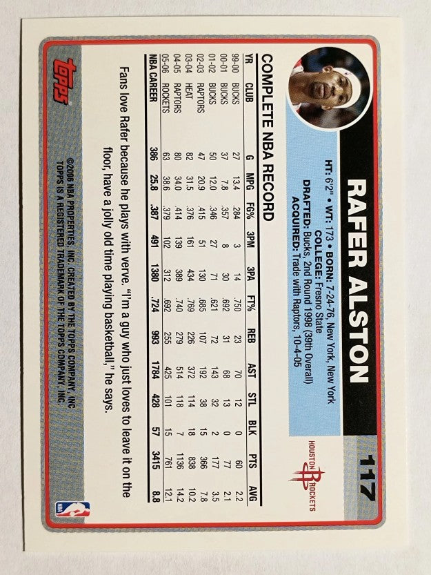 2006-07 Topps #117 Rafer Alston