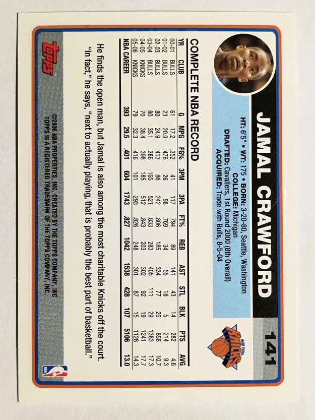 2006-07 Topps #141 Jamal Crawford