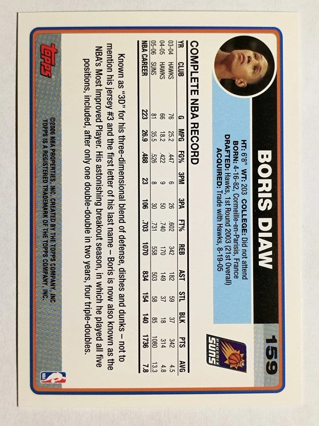 2006-07 Topps #159 Boris Diaw