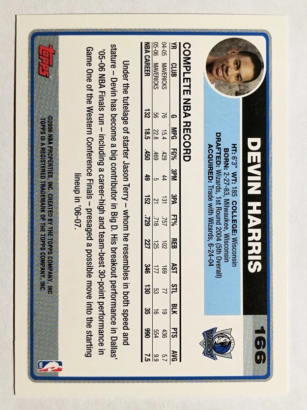 2006-07 Topps #166 Devin Harris