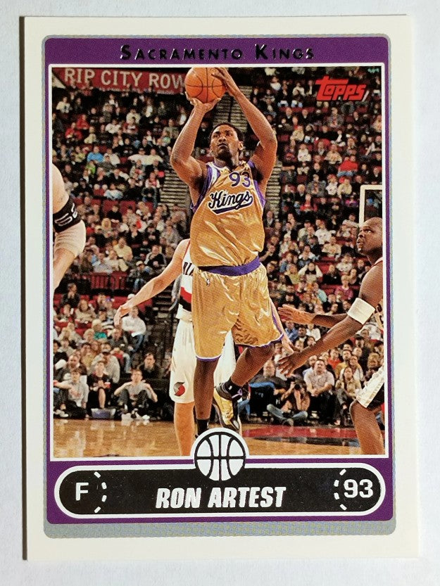 2006-07 Topps #187 Ron Artest