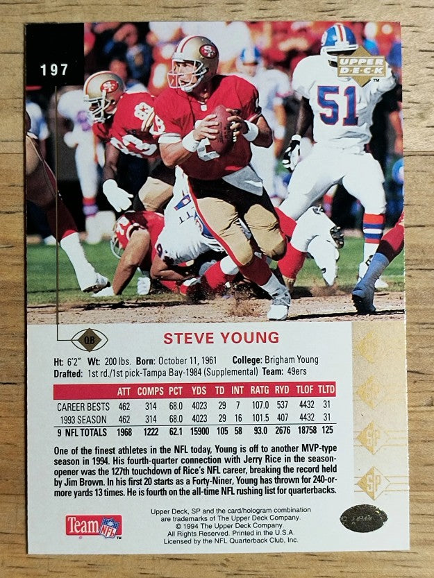 1994 SP #197 Steve Young