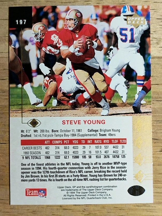 1994 SP #197 Steve Young