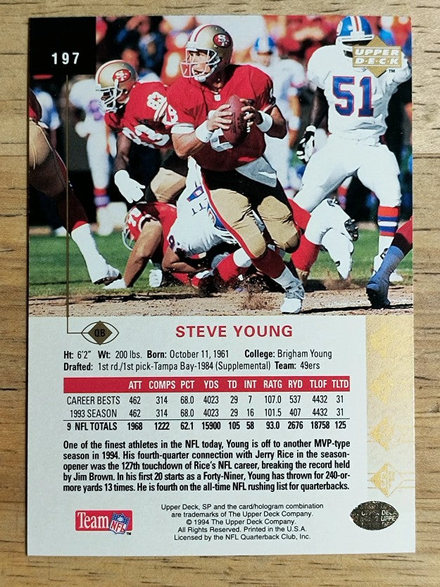 1994 SP #197 Steve Young