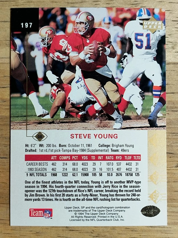 1994 SP #197 Steve Young