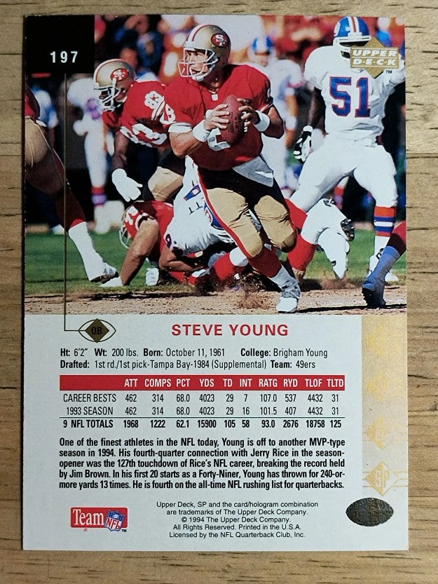 1994 SP #197 Steve Young