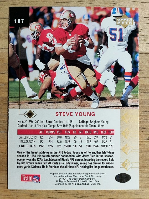 1994 SP #197 Steve Young