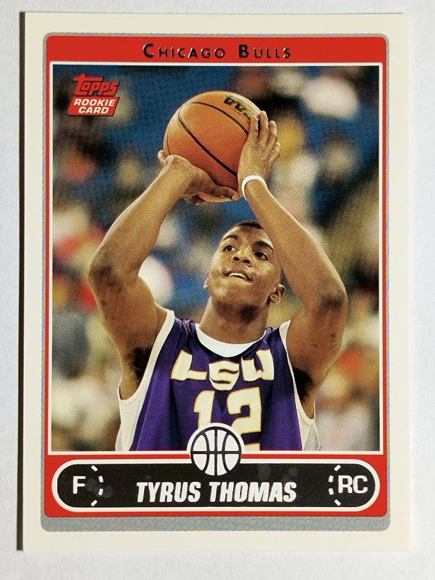2006-07 Topps #231A Tyrus Thomas RC