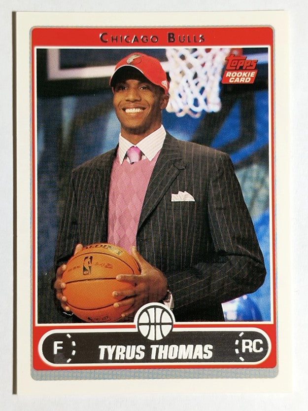 2006-07 Topps #231B Tyrus Thomas Draft RC
