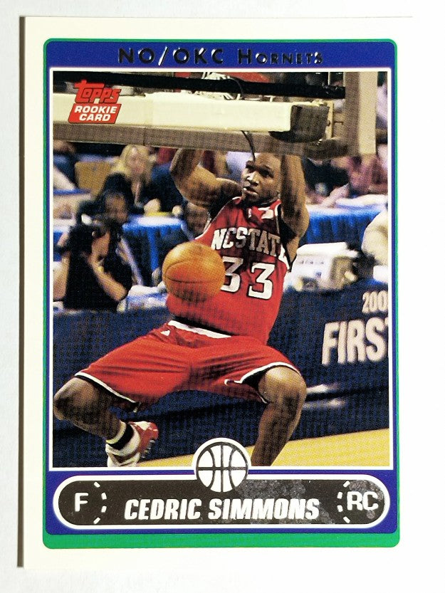 2006-07 Topps #233 Cedric Simmons RC