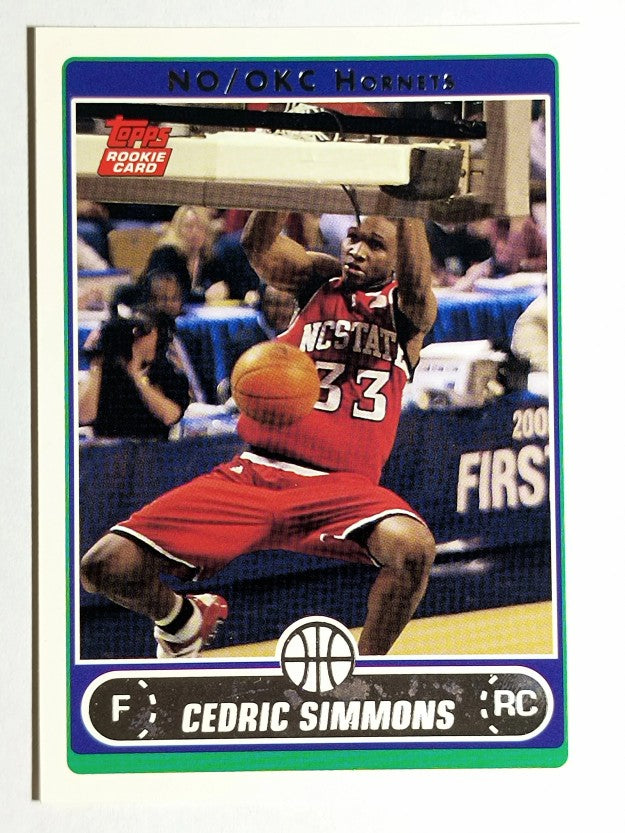 2006-07 Topps #233 Cedric Simmons RC