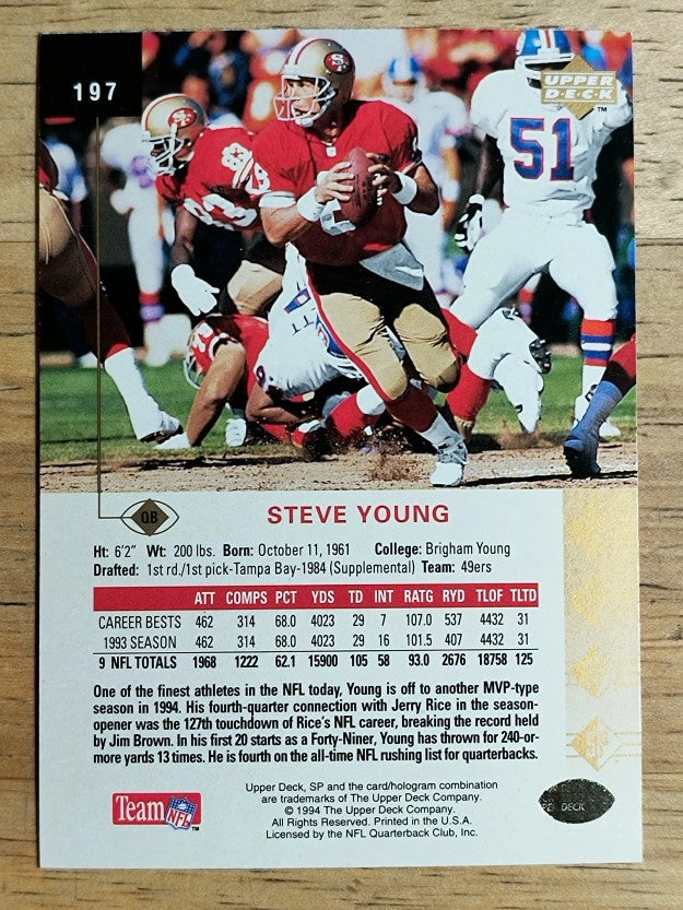 1994 SP #197 Steve Young