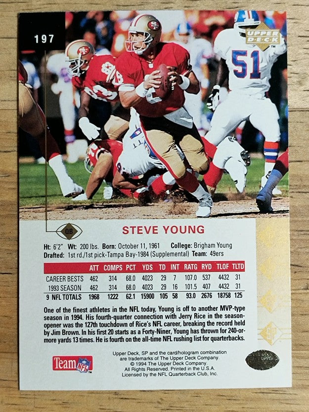 1994 SP #197 Steve Young