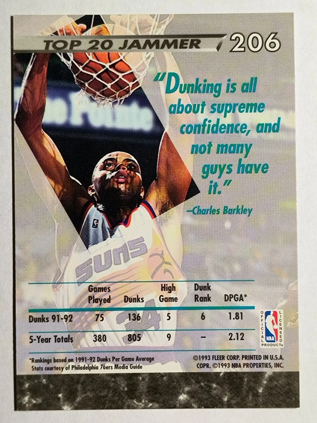 1992-93 Ultra #206 Charles Barkley JS