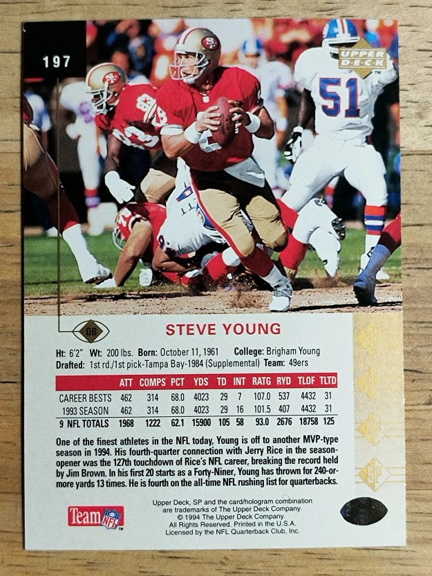 1994 SP #197 Steve Young