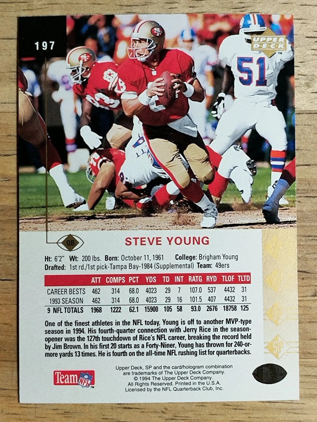 1994 SP #197 Steve Young