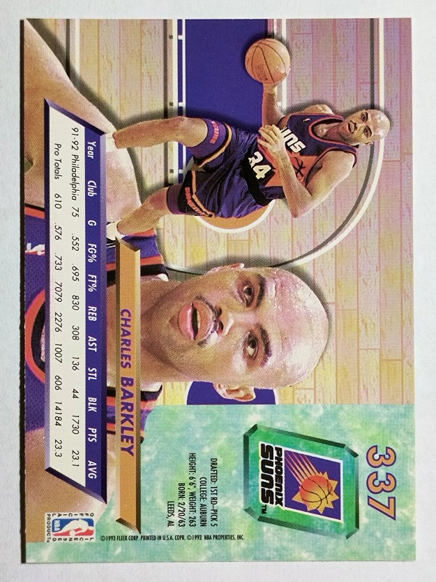 1992-93 Ultra #337 Charles Barkley