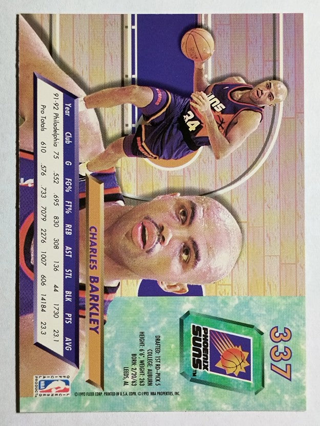 1992-93 Ultra #337 Charles Barkley