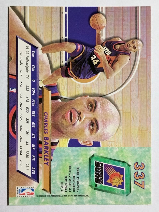 1992-93 Ultra #337 Charles Barkley