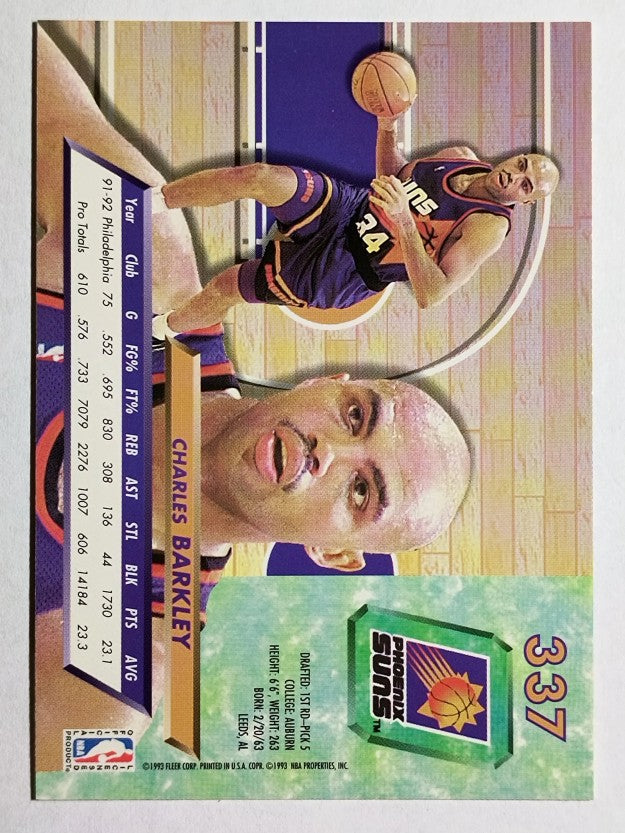 1992-93 Ultra #337 Charles Barkley