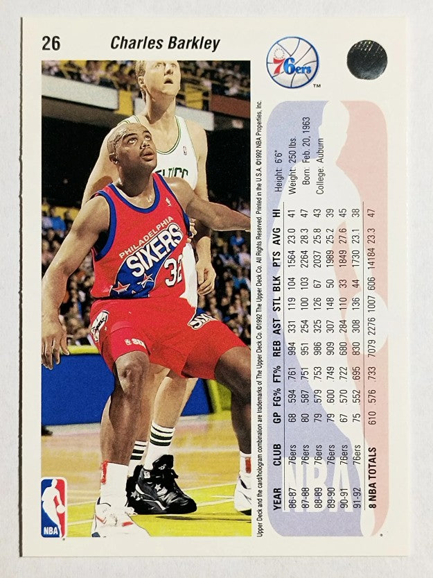 1992-93 Upper Deck #26 Charles Barkley
