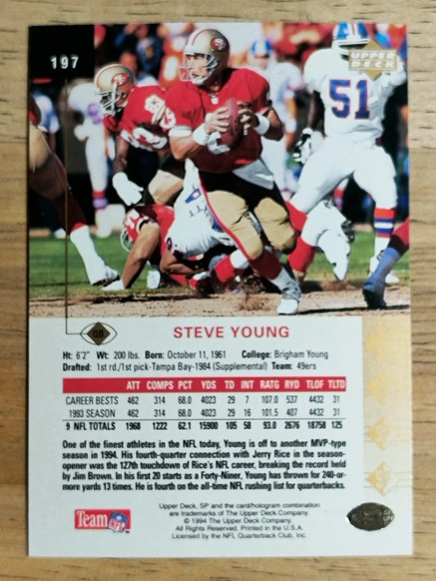 1994 SP #197 Steve Young