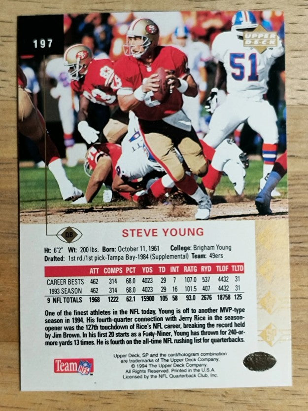 1994 SP #197 Steve Young