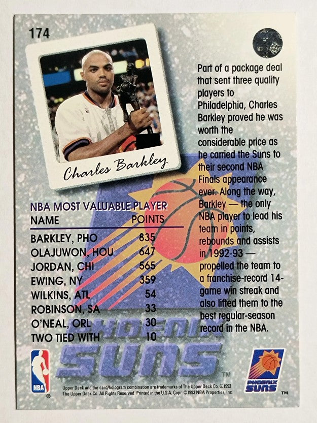 1993-94 Upper Deck #174 Charles Barkley SL (NM)