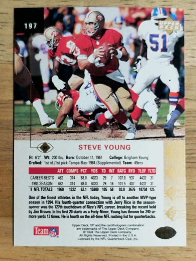 1994 SP #197 Steve Young