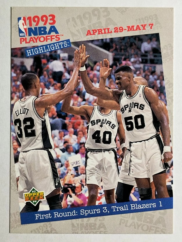1993-94 Upper Deck #183 David Robinson/Sean Elliott PO
