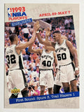 1993-94 Upper Deck #183 David Robinson/Sean Elliott PO